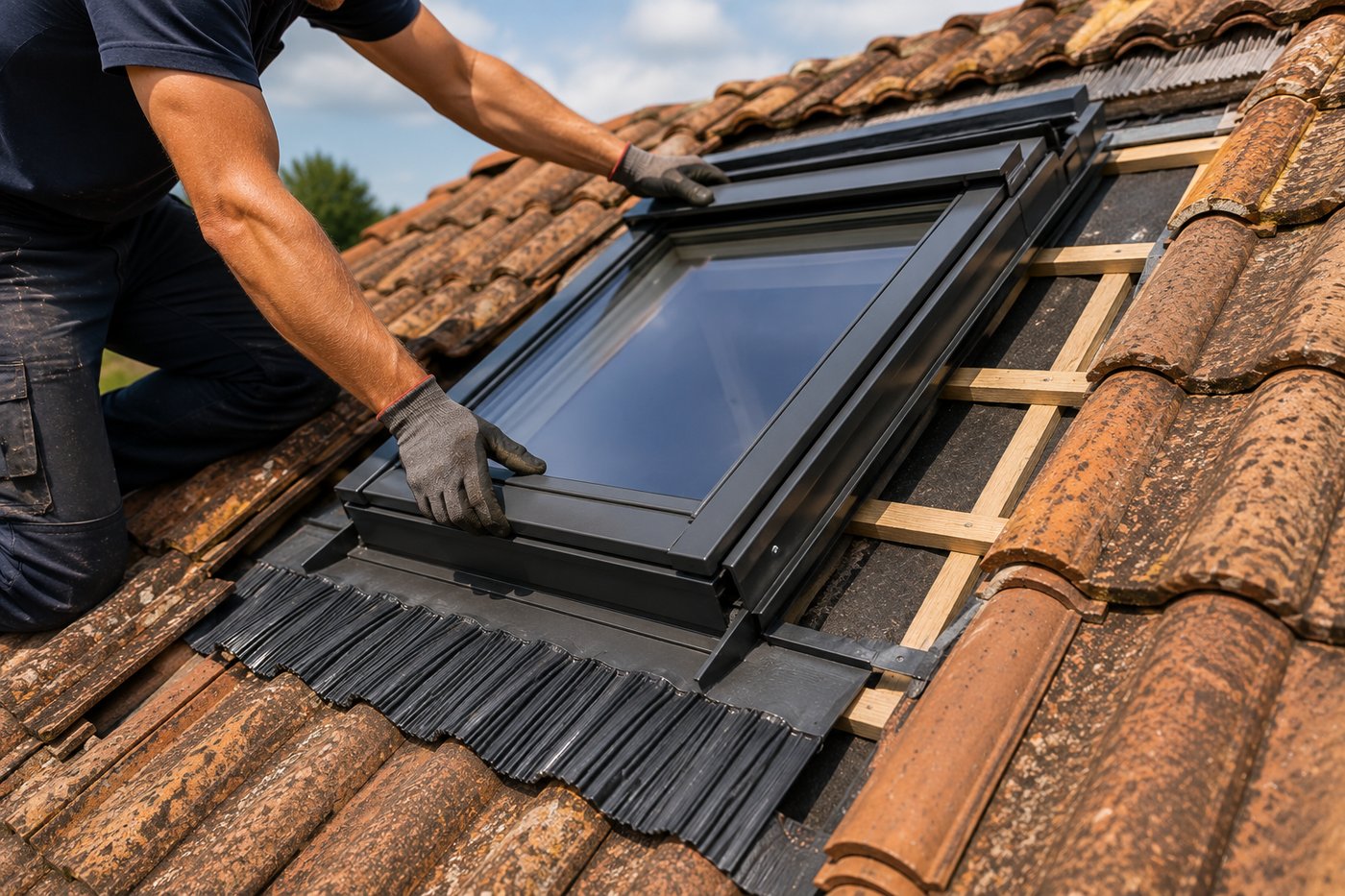 Installation et remplacement de Velux par L'Atelier du Couvreur à Fourmies